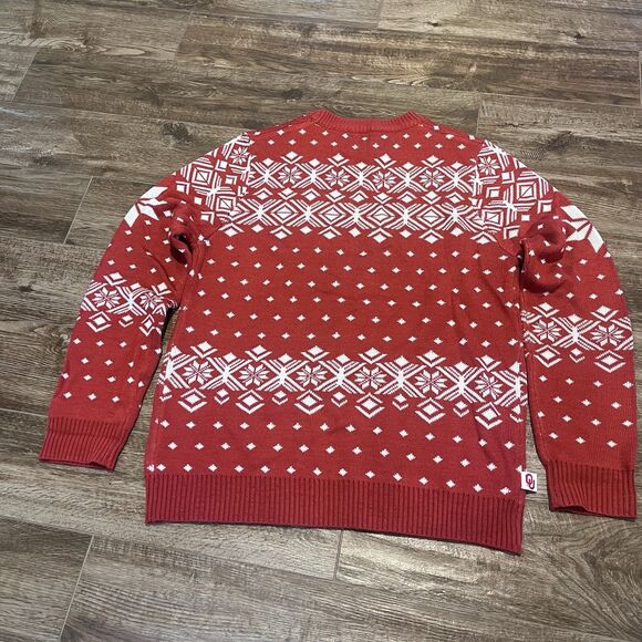 Campus Specialties OU Sweater Mens L Oklahoma university Ugly Christmas - Picture 9 of 11